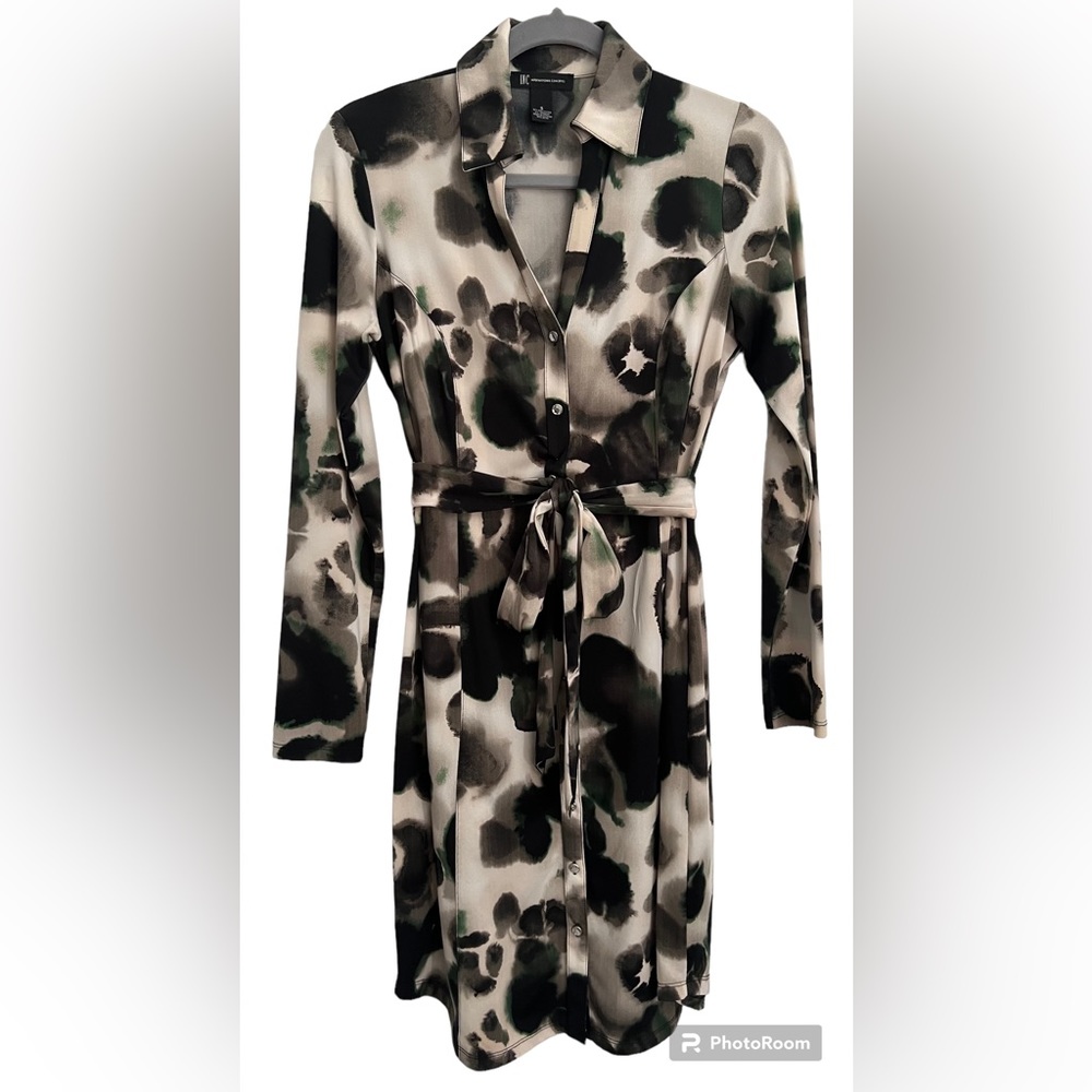 INC print dress, like new.